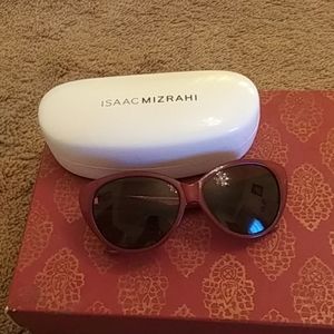 New Isaac Mizrahi New York sunglasses IM30209 RE 60mm Dark Red Tortoise GENUINE New Isaac Mizrahi New York sunglasses IM30209 RE 60mm Dark Red Tortoise GENUINE